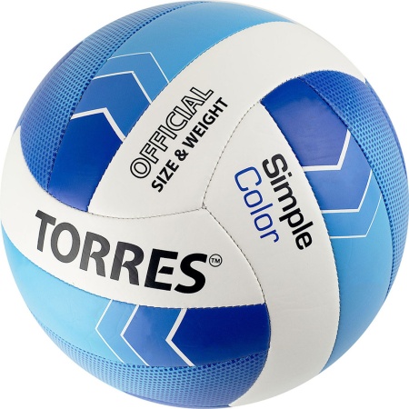 Купить Мяч волейбольный Torres Simple Color любительский р.5 в Долгопрудном 